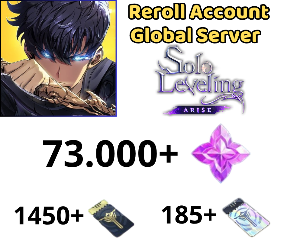 SoloLeveling : Arise Reroll 73k+ essence stones